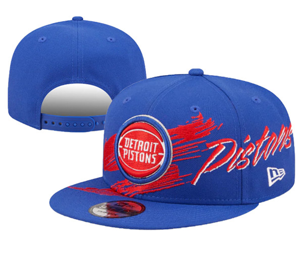 Detroit Pistons Stitched Snapback Hats 008